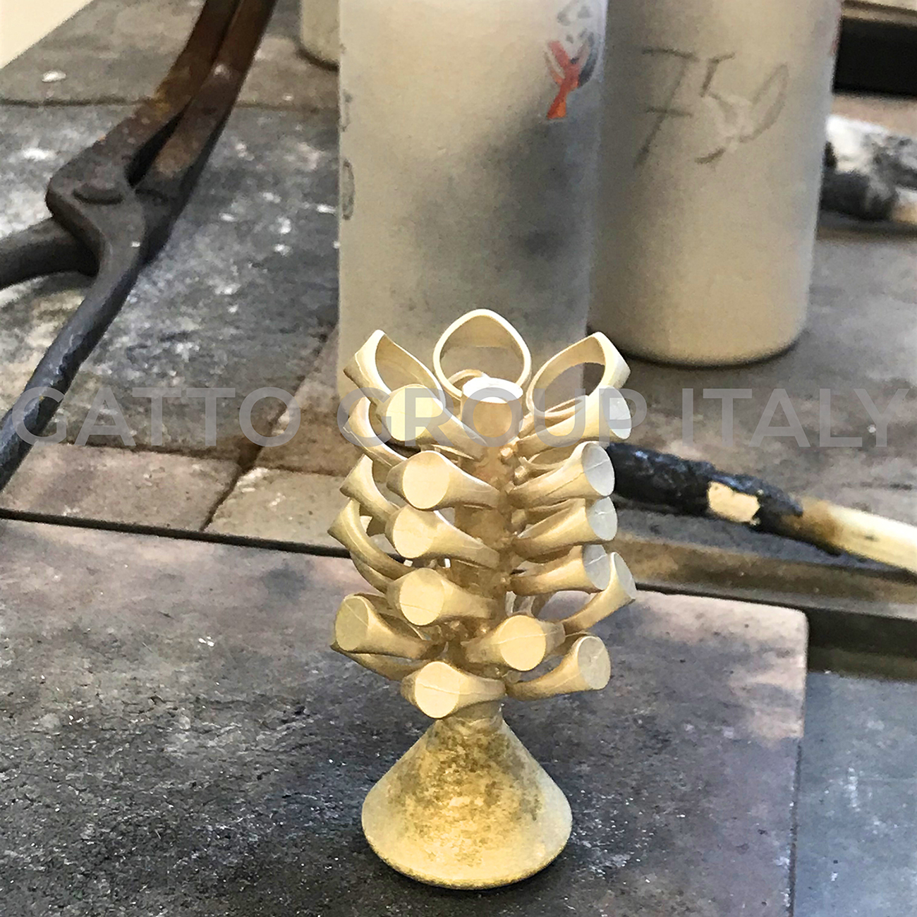 cluster gold casting 1